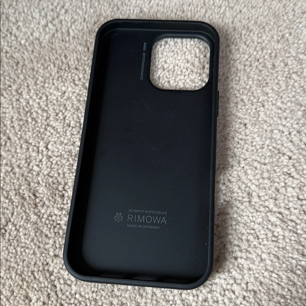 RIMOWA Black Phone Case iphone 16 pro max